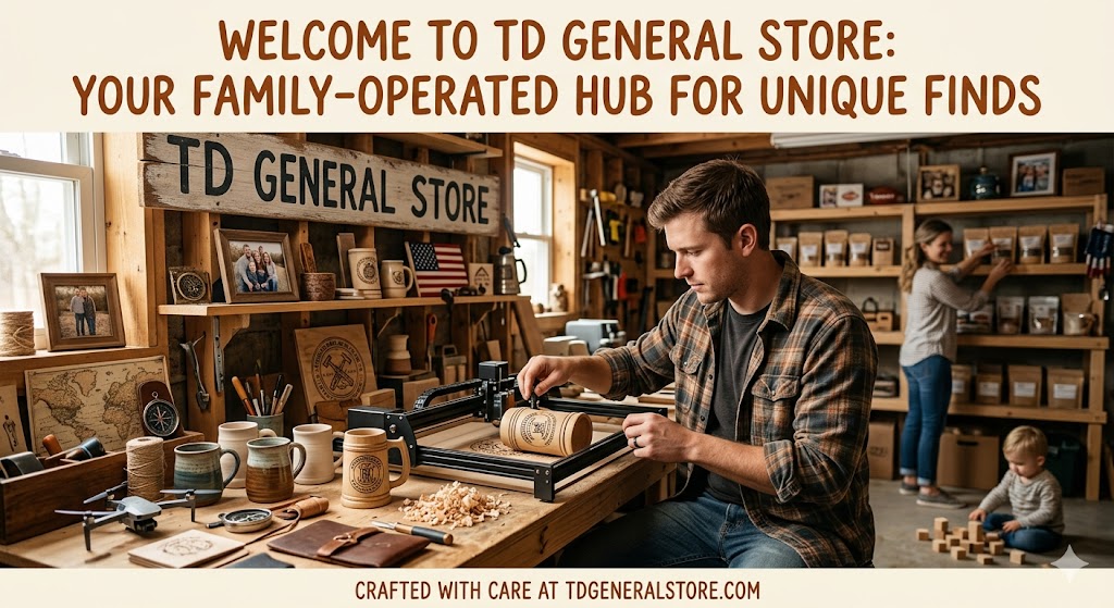 Welcome to TD General Store: Your Family-Operated Hub for Unique Finds