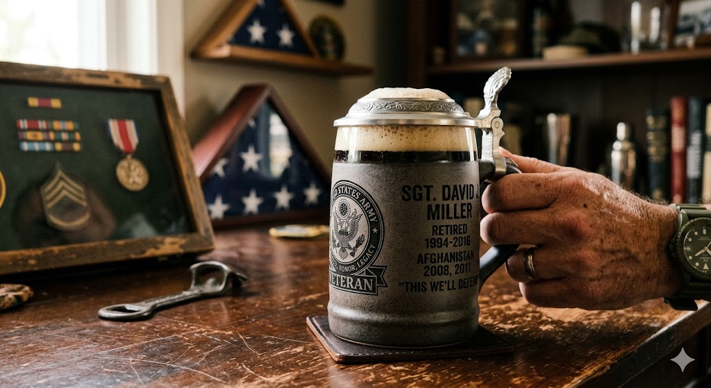 The Ultimate Veteran Gift Guide: Why a Custom Laser-Engraved Stein Beats Everything Else