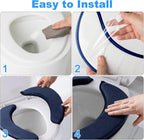 Washable toilet seat pad