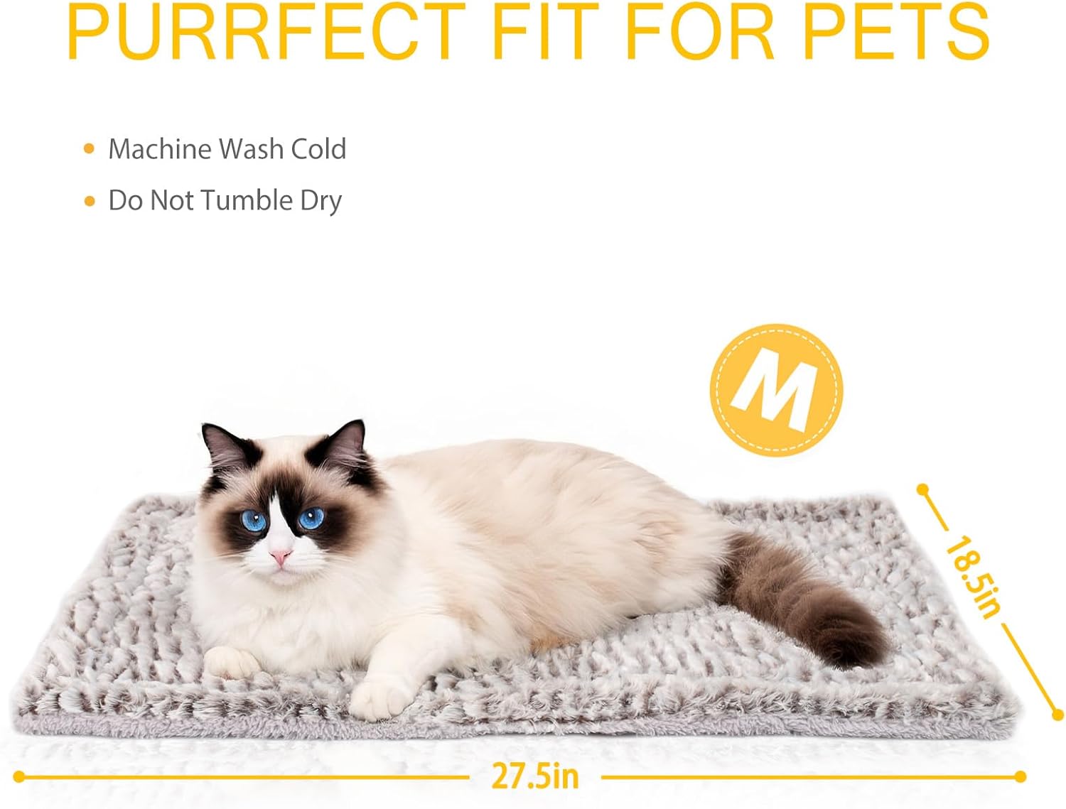 Self heating pet blanket