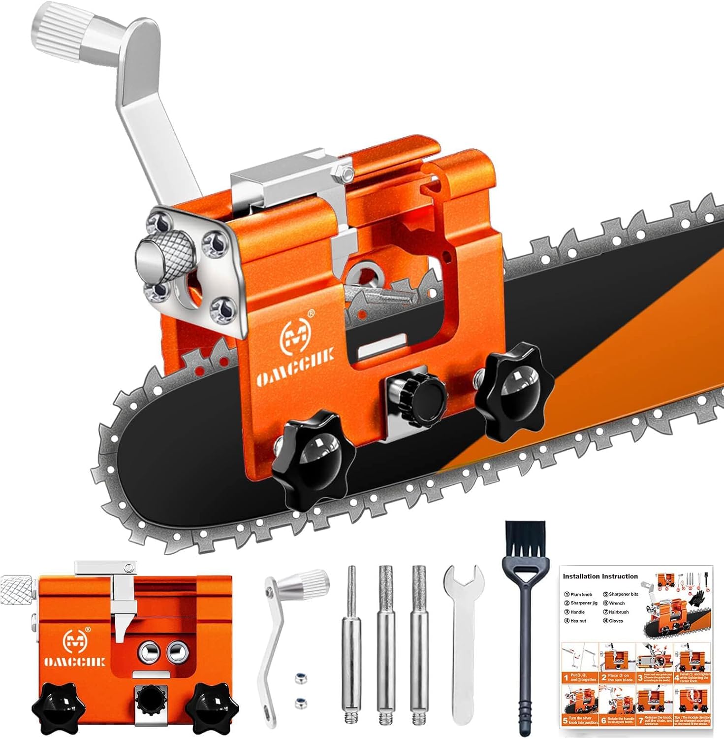 Chainsaw sharpener