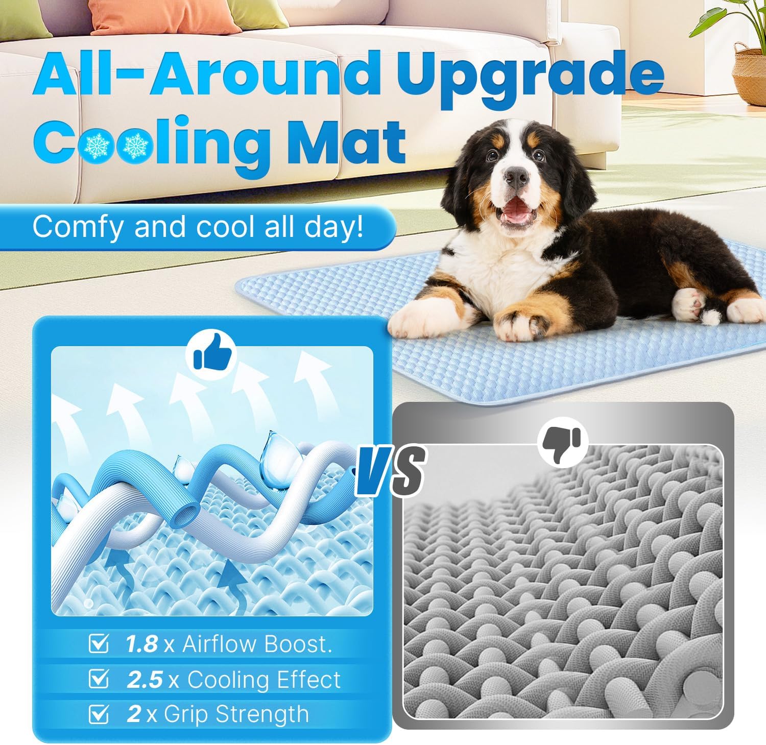 Cooling mat for dogs