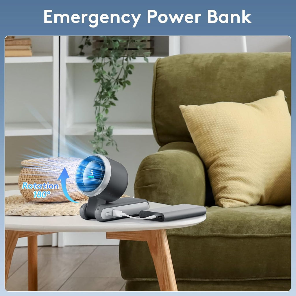 Desk fan small quiet