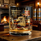 America 250 years glass