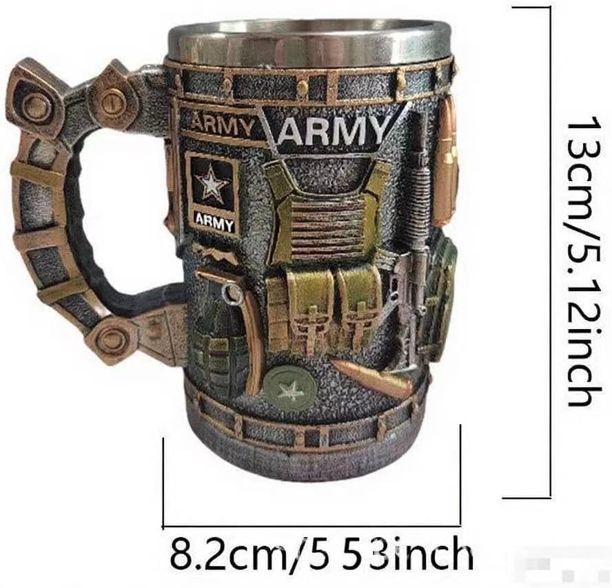 US army beer stein
