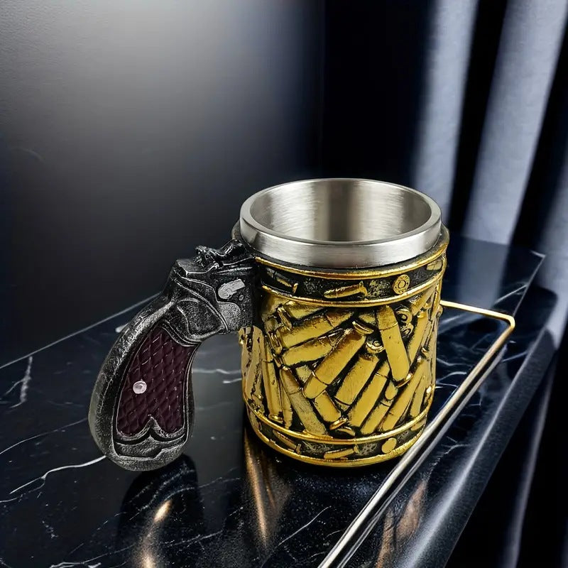 Gun handle coffee mug