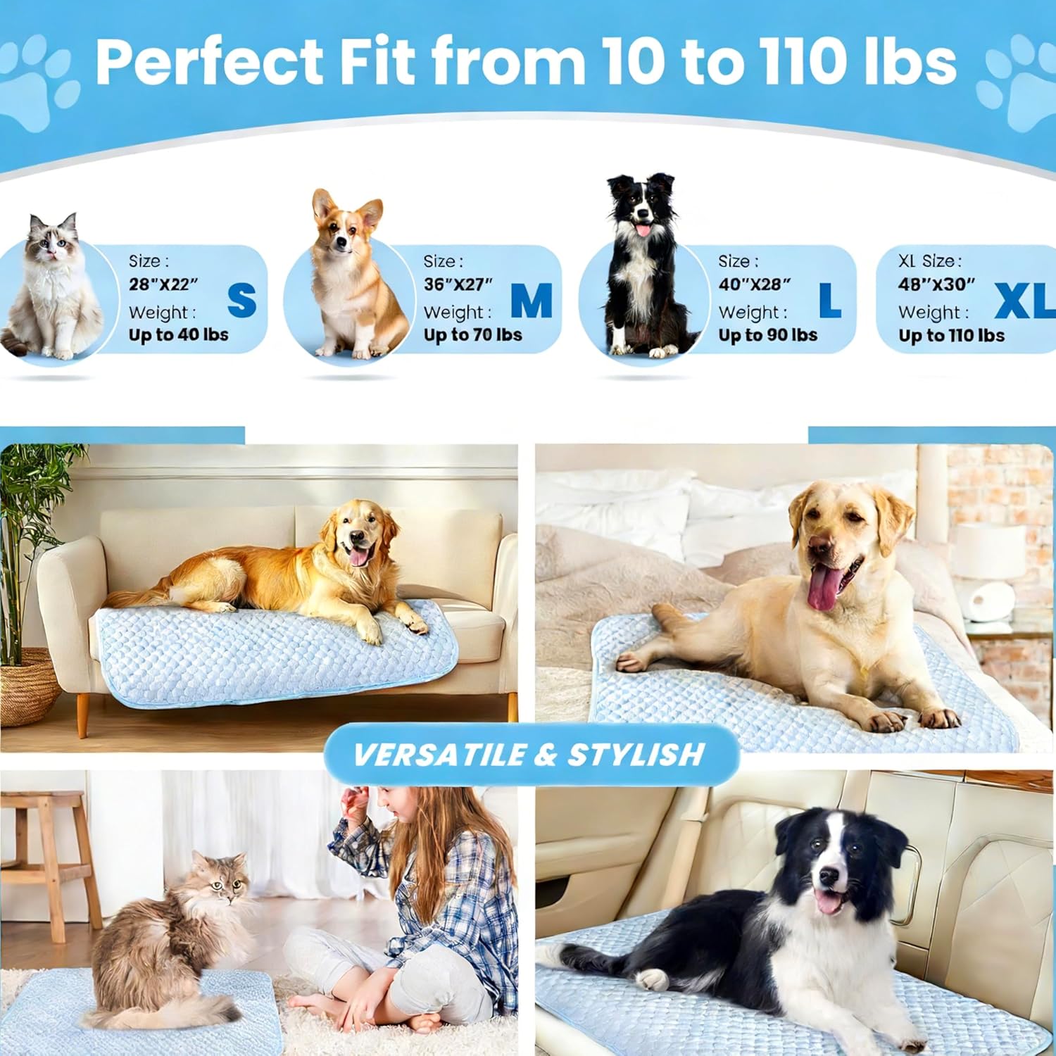 Dog cooling blanket
