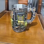 Stainless steel army mug