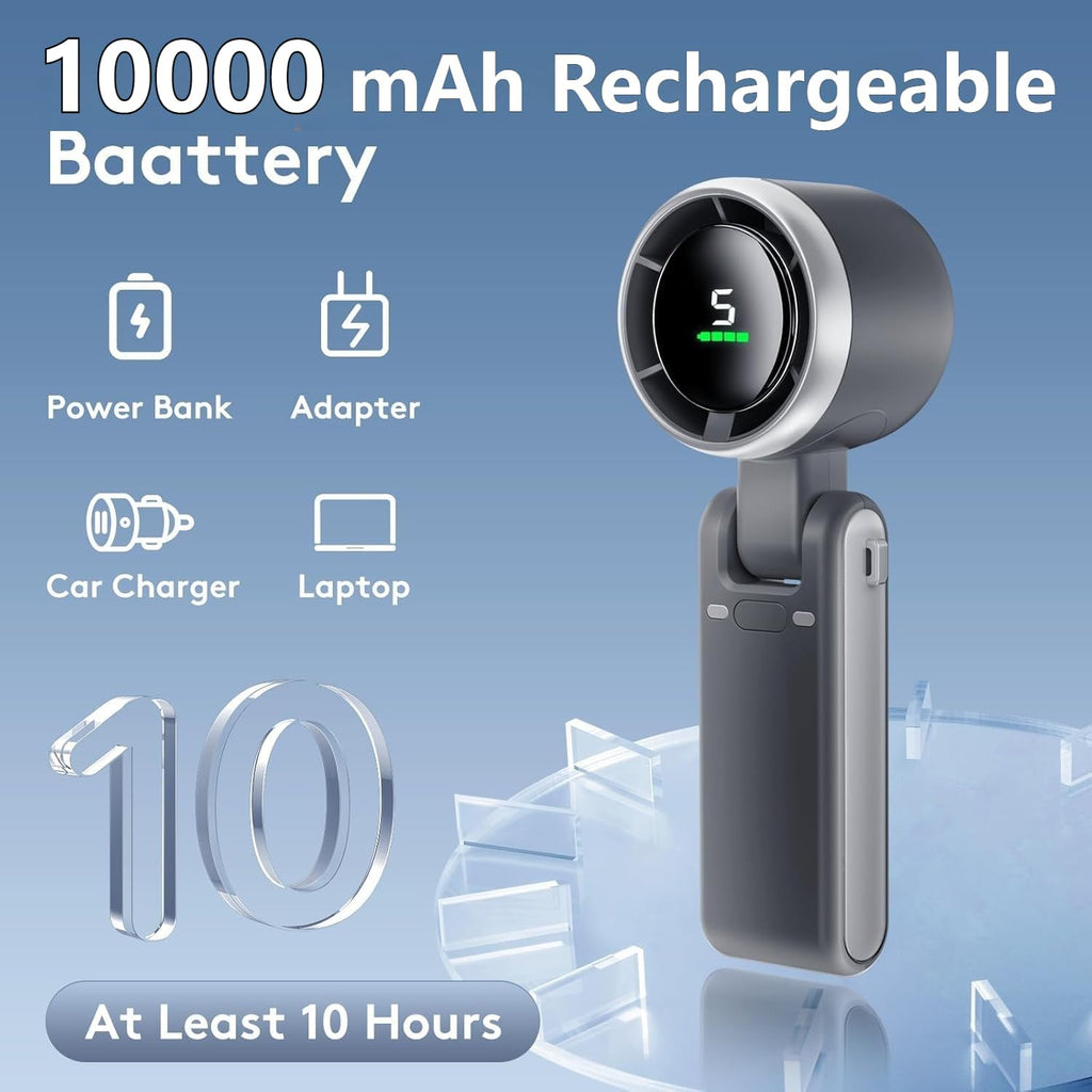 High speed handheld fan