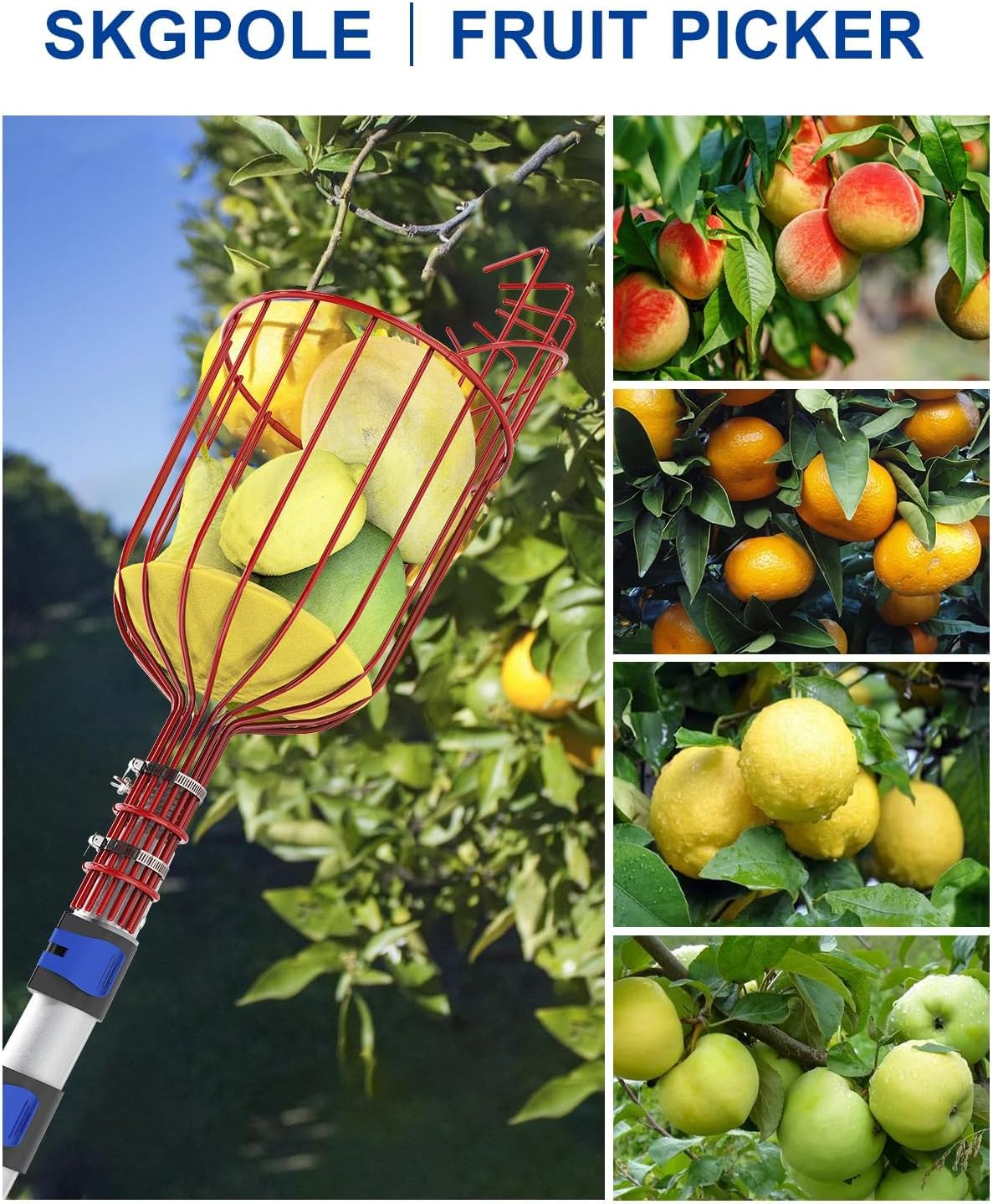 5-20ft fruit picker pole