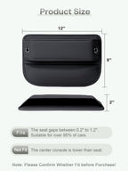 Seat crack storage pocket