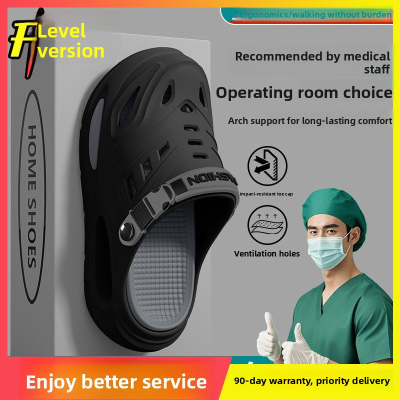 Hollow out platform clogs