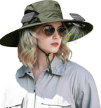 Cooling & effective sun protection hat