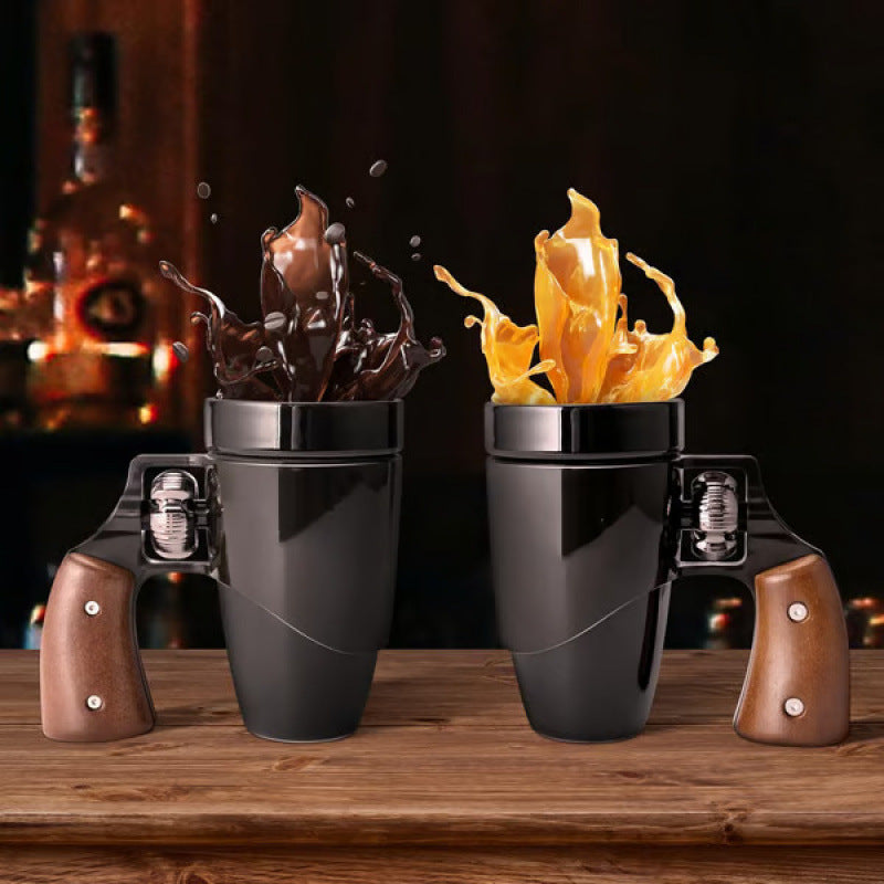Patriotic gun mug