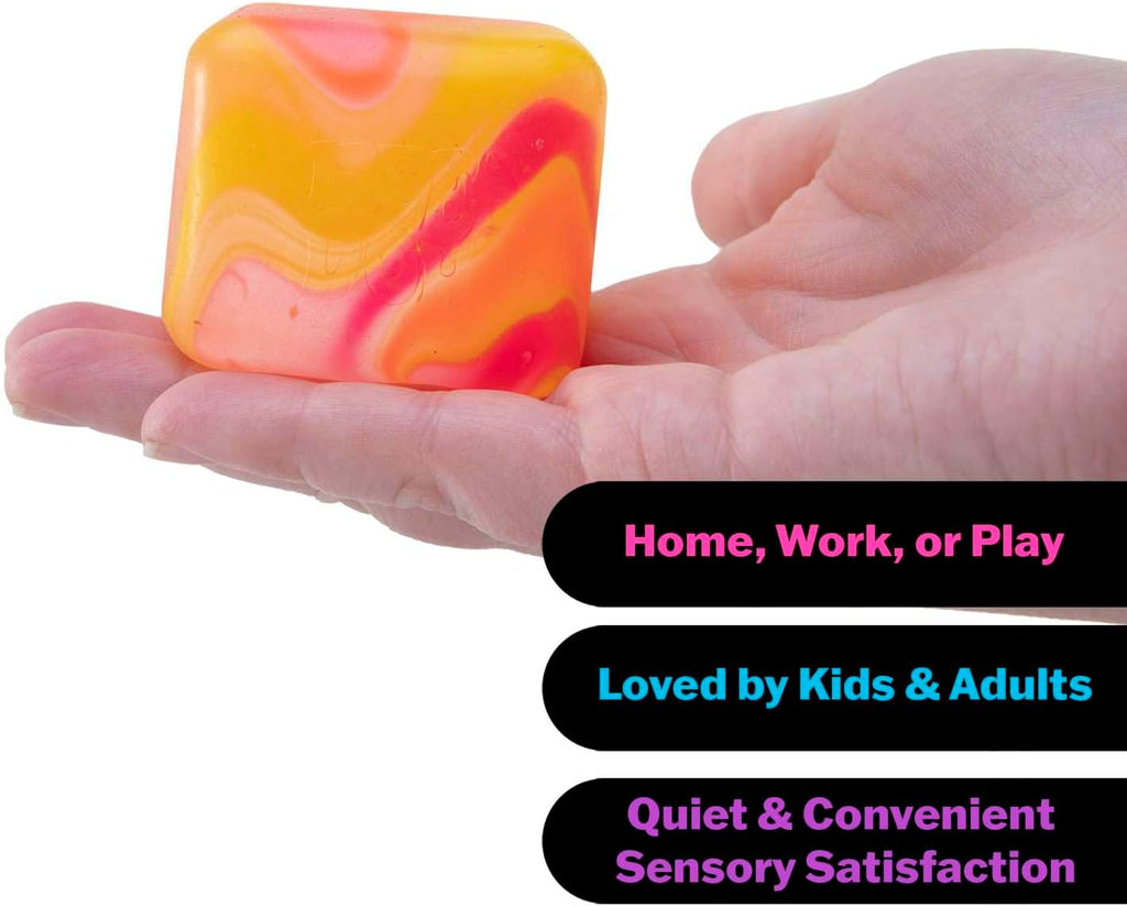 Squishy cubes stress ball
