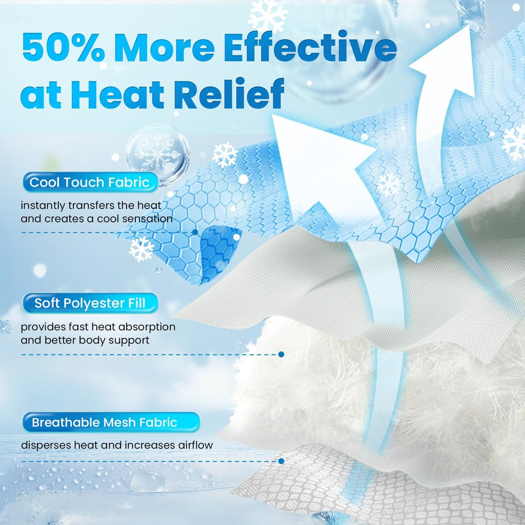 Breathable dog cooling mat