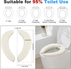 Adhesive toilet seat cover