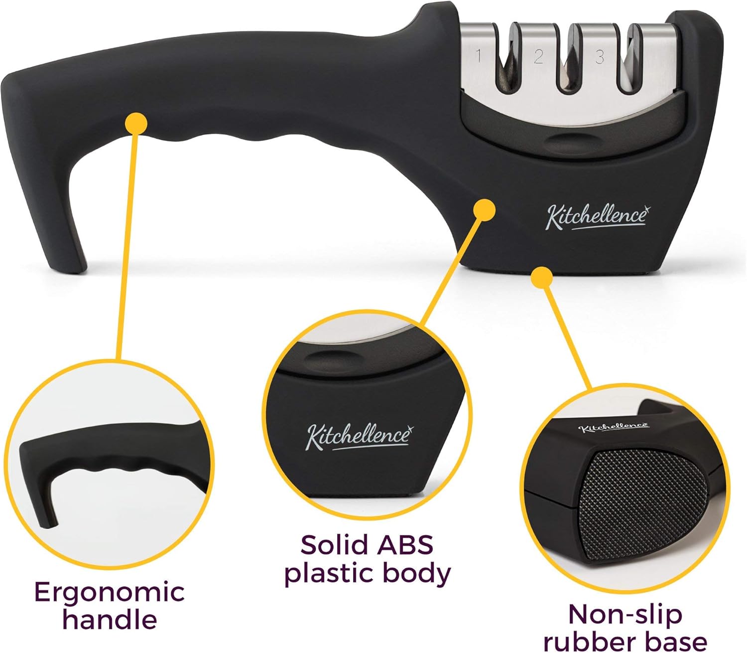 Manual knife sharpener tool