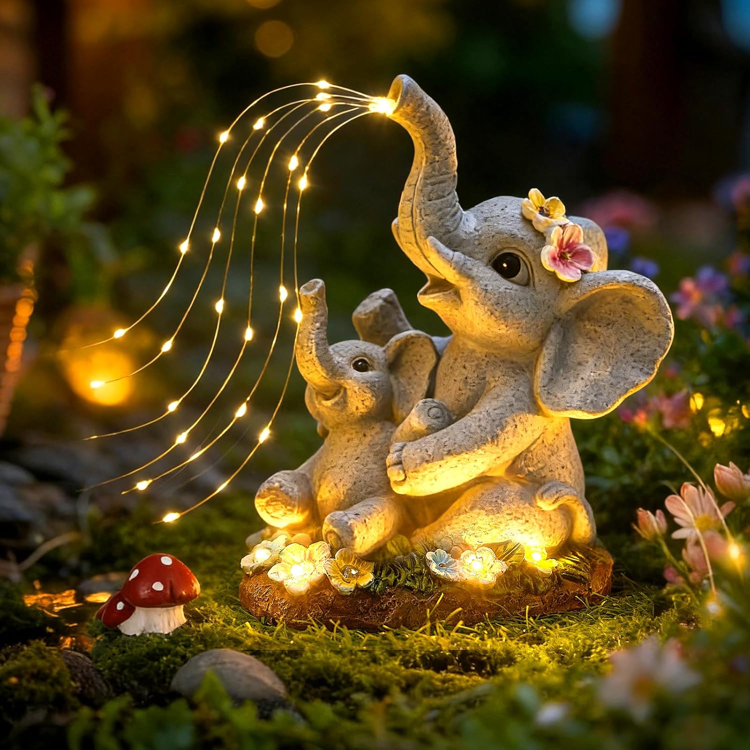 Solar garden decorations
