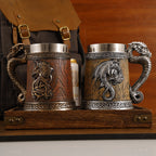 Stainless steel insert dragon cup