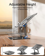Aluminum laptop holder