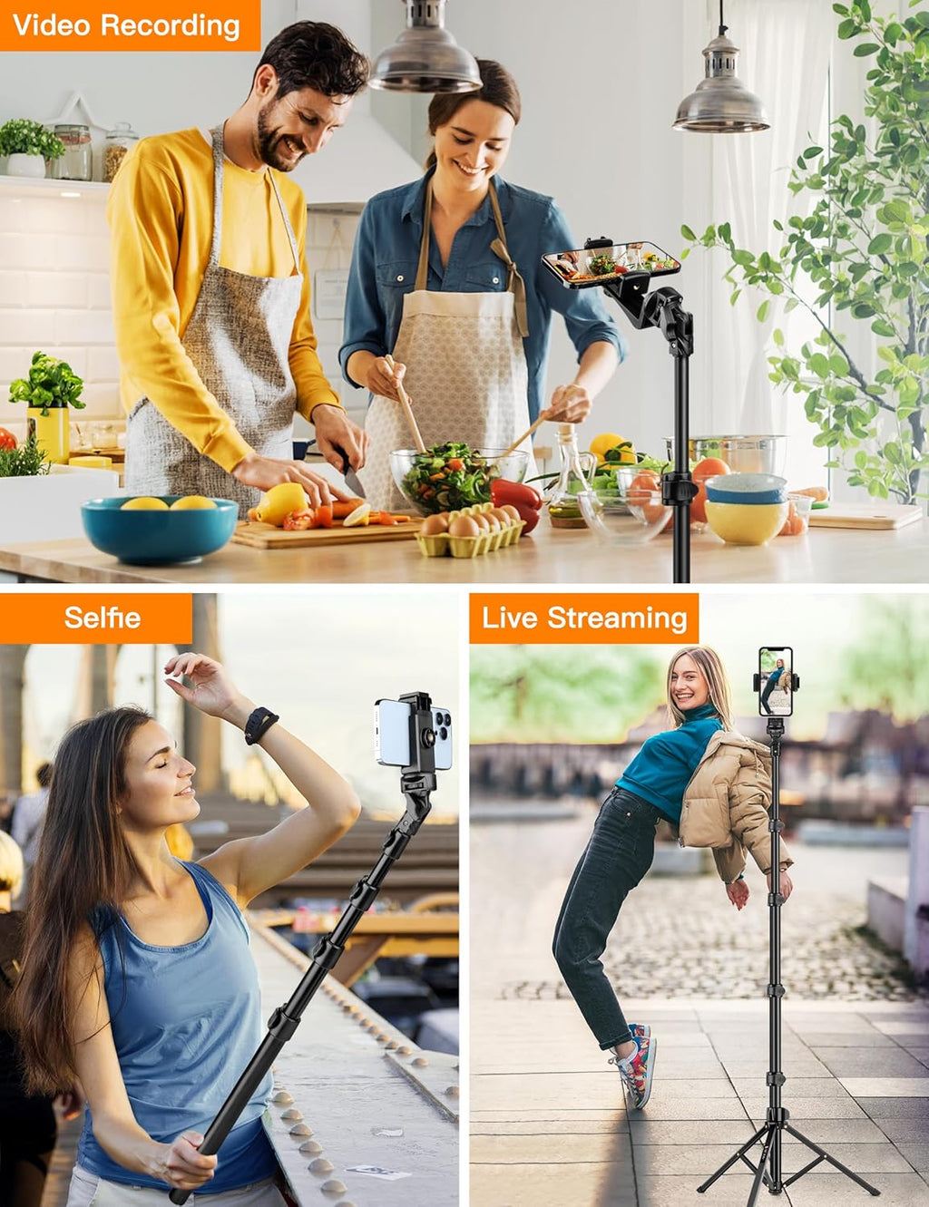 iPhone tripod with remote