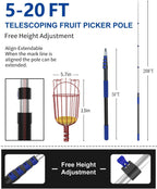 Extendable fruit picker