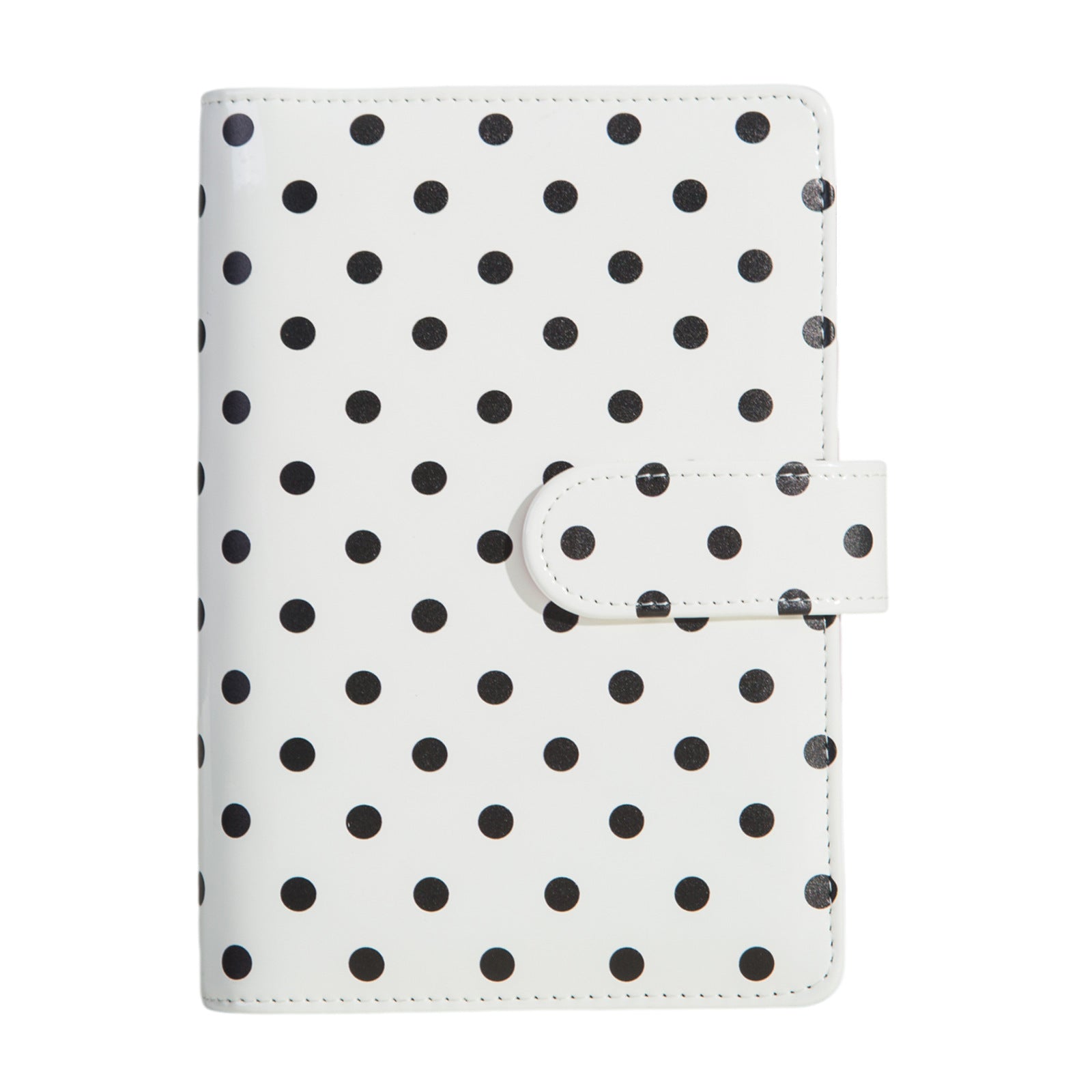 Patent leather binder cover