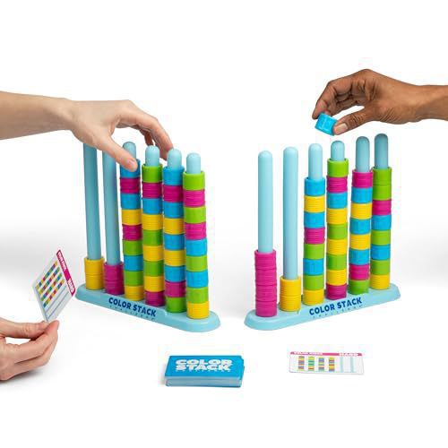 Color stacking toy