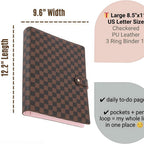 US letter sized binder
