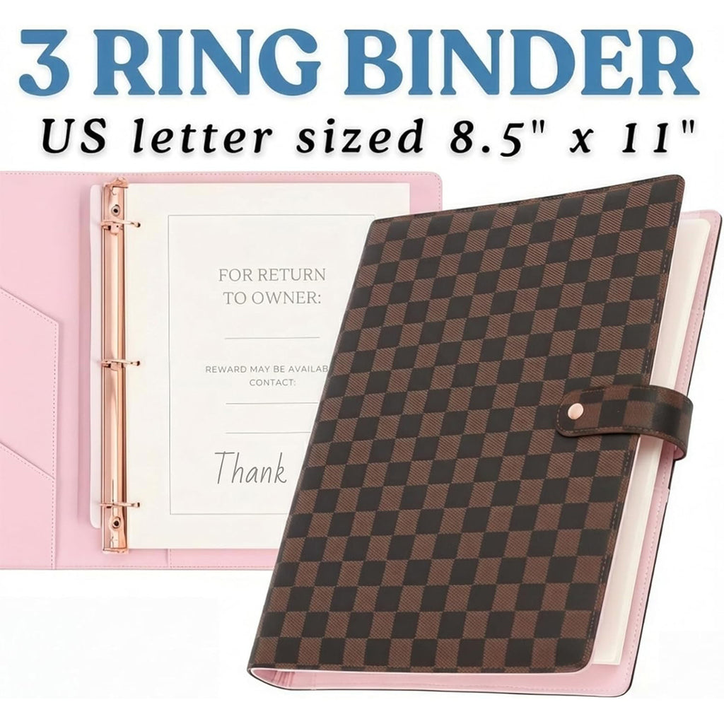 8.5 x 11 binder