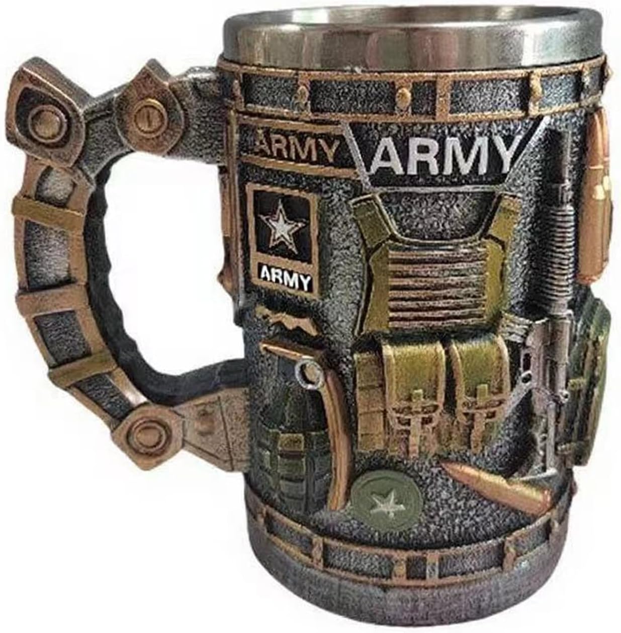 Army beer mug