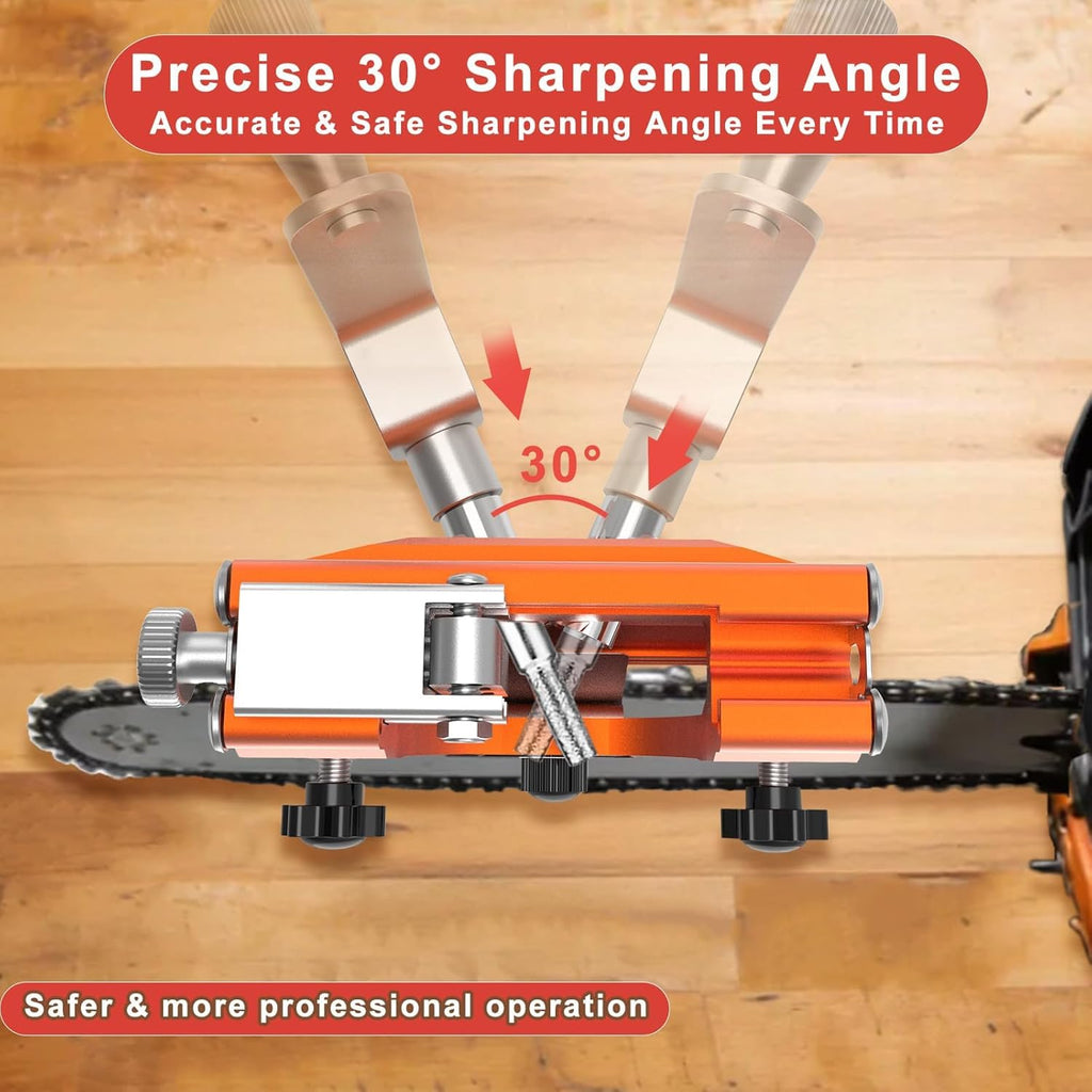 Chainsaw sharpening tool