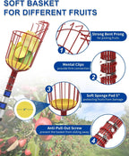 Telescopic fruit picker